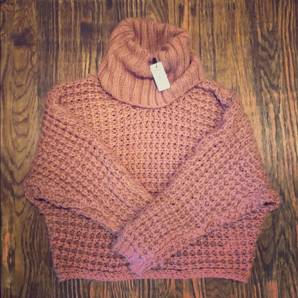 Express women’s cowl neck dolman knit sweater.